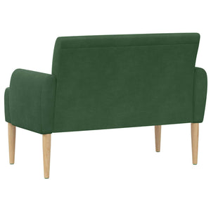 Love seat με κουμπιά Τζαγκουάρ Πράσινο 116 x 67 x 81 εκ - Pakobazaar