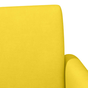 Love seat με κουμπιά Απαλό Κίτρινο 116 x 67 x 81 εκ - Pakobazaar