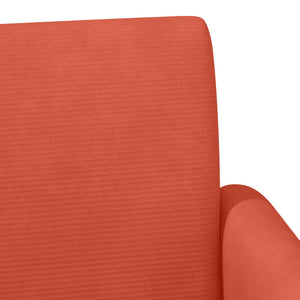 Love seat με κουμπιά Κόκκινο Πορτοκαλί 116 x 67 x 81 εκ - Pakobazaar