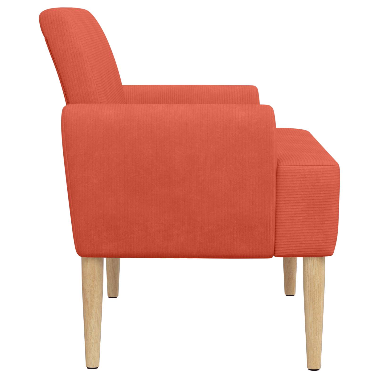 Love seat με κουμπιά Κόκκινο Πορτοκαλί 116 x 67 x 81 εκ - Pakobazaar