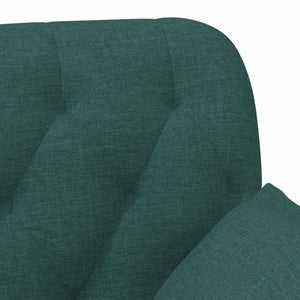 Love seat με κουμπιά Σκούρο Πράσινο 111 x 68 x 80 εκ. Ύφασμα - Pakobazaar
