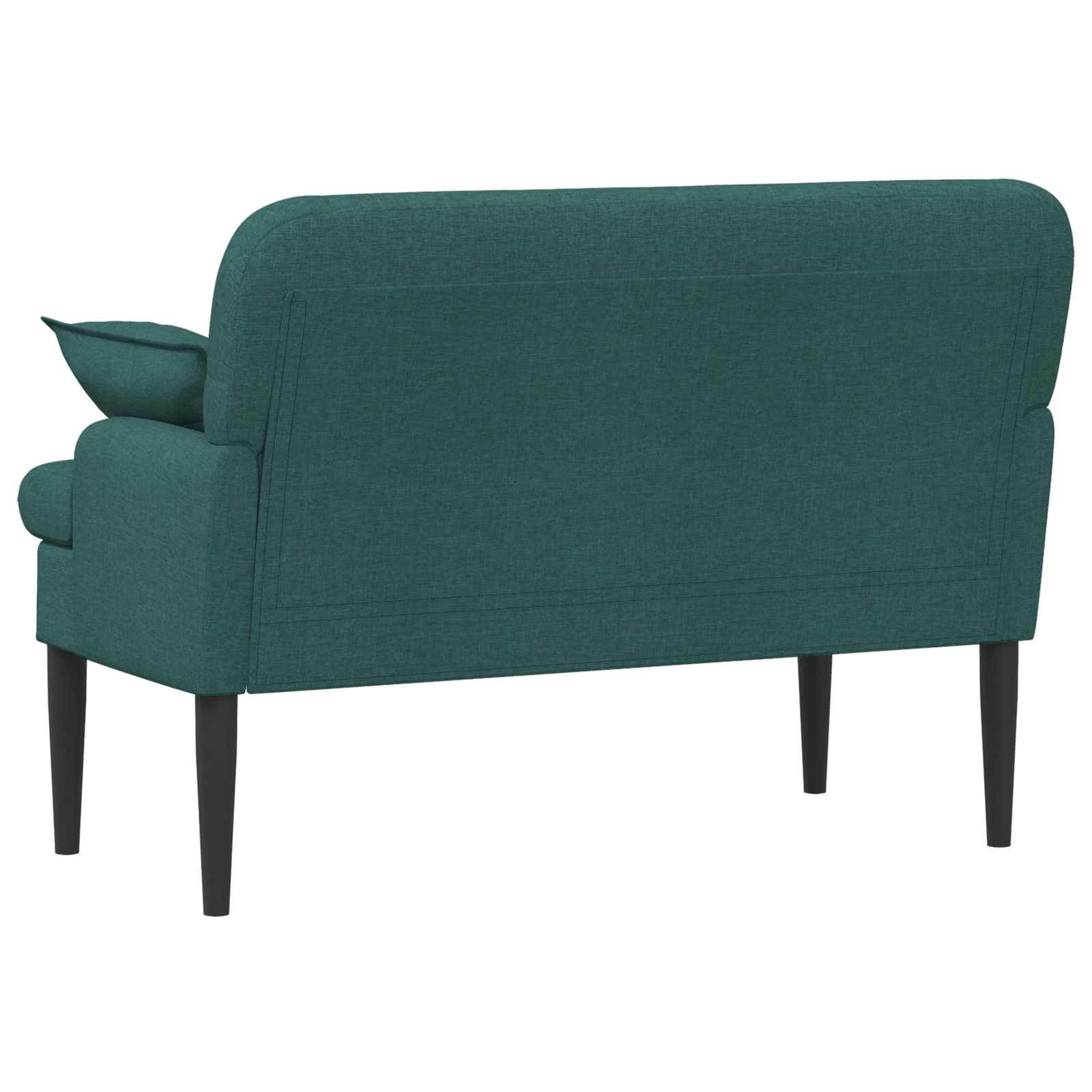 Love seat με κουμπιά Σκούρο Πράσινο 111 x 68 x 80 εκ. Ύφασμα - Pakobazaar