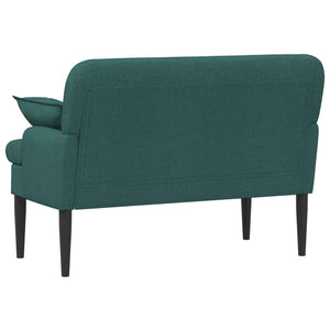 Love seat με κουμπιά Σκούρο Πράσινο 111 x 68 x 80 εκ. Ύφασμα - Pakobazaar