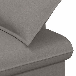 Love seat με κουμπιά Taupe 111 x 68 x 80 εκ. Ύφασμα - Pakobazaar