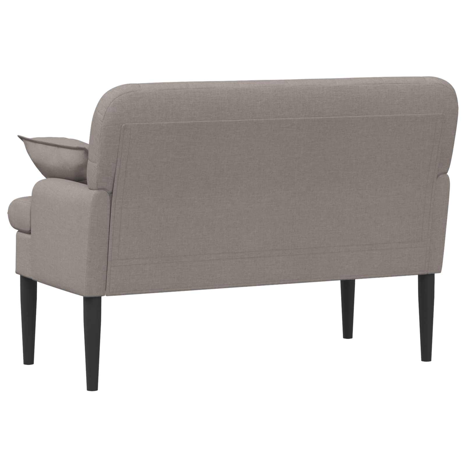 Love seat με κουμπιά Taupe 111 x 68 x 80 εκ. Ύφασμα - Pakobazaar