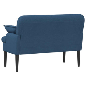 Love seat με κουμπιά Μπλε 111 x 68 x 80 εκ. Ύφασμα - Pakobazaar