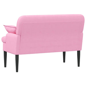 Love seat με κουμπιά Ροζ 111 x 68 x 80 εκ. Ύφασμα - Pakobazaar
