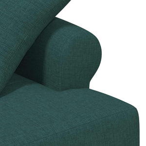 Love seat με κουμπιά Σκούρο Πράσινο 120 x 65 x 79 εκ Ύφασμα - Pakobazaar