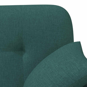 Love seat με κουμπιά Σκούρο Πράσινο 120 x 65 x 79 εκ Ύφασμα - Pakobazaar