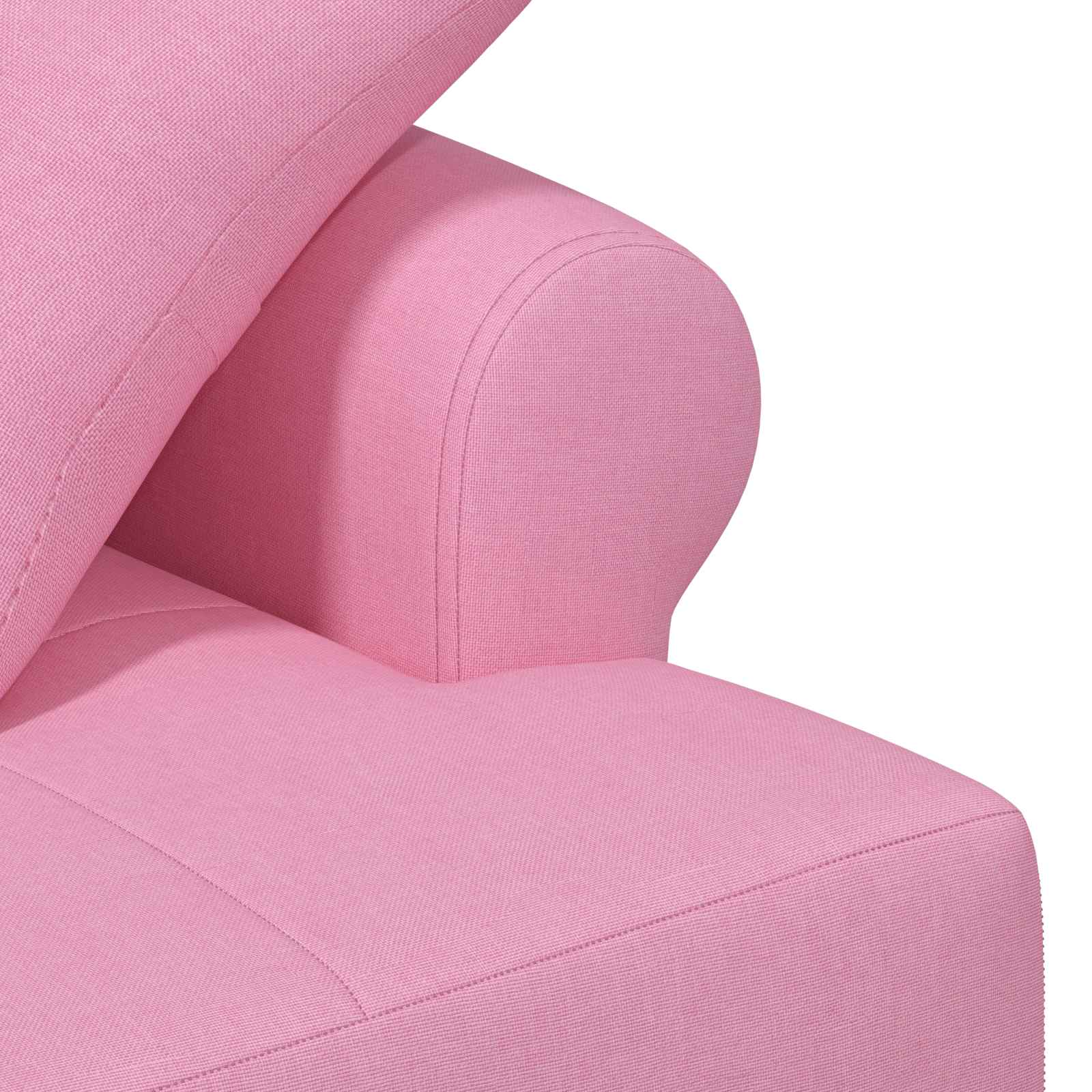 Love seat με κουμπιά Ροζ 120 x 65 x 79 εκ Ύφασμα - Pakobazaar