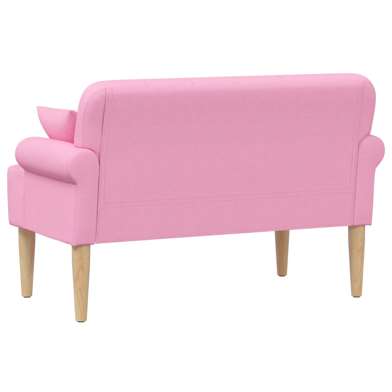 Love seat με κουμπιά Ροζ 120 x 65 x 79 εκ Ύφασμα - Pakobazaar