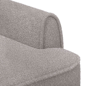 Love seat με κουμπιά Ανοιχτό γκρι 117 x 67 x 77 εκ. Μπουκλέ - Pakobazaar
