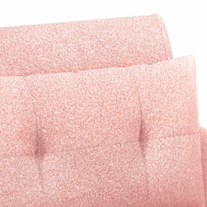 Love seat με κουμπιά Ροζ 117 x 67 x 77 εκ. Μπουκλέ - Pakobazaar