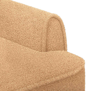 Love seat με κουμπιά Μπεζ 117 x 67 x 77 εκ. Μπουκλέ - Pakobazaar