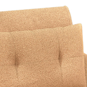 Love seat με κουμπιά Μπεζ 117 x 67 x 77 εκ. Μπουκλέ - Pakobazaar