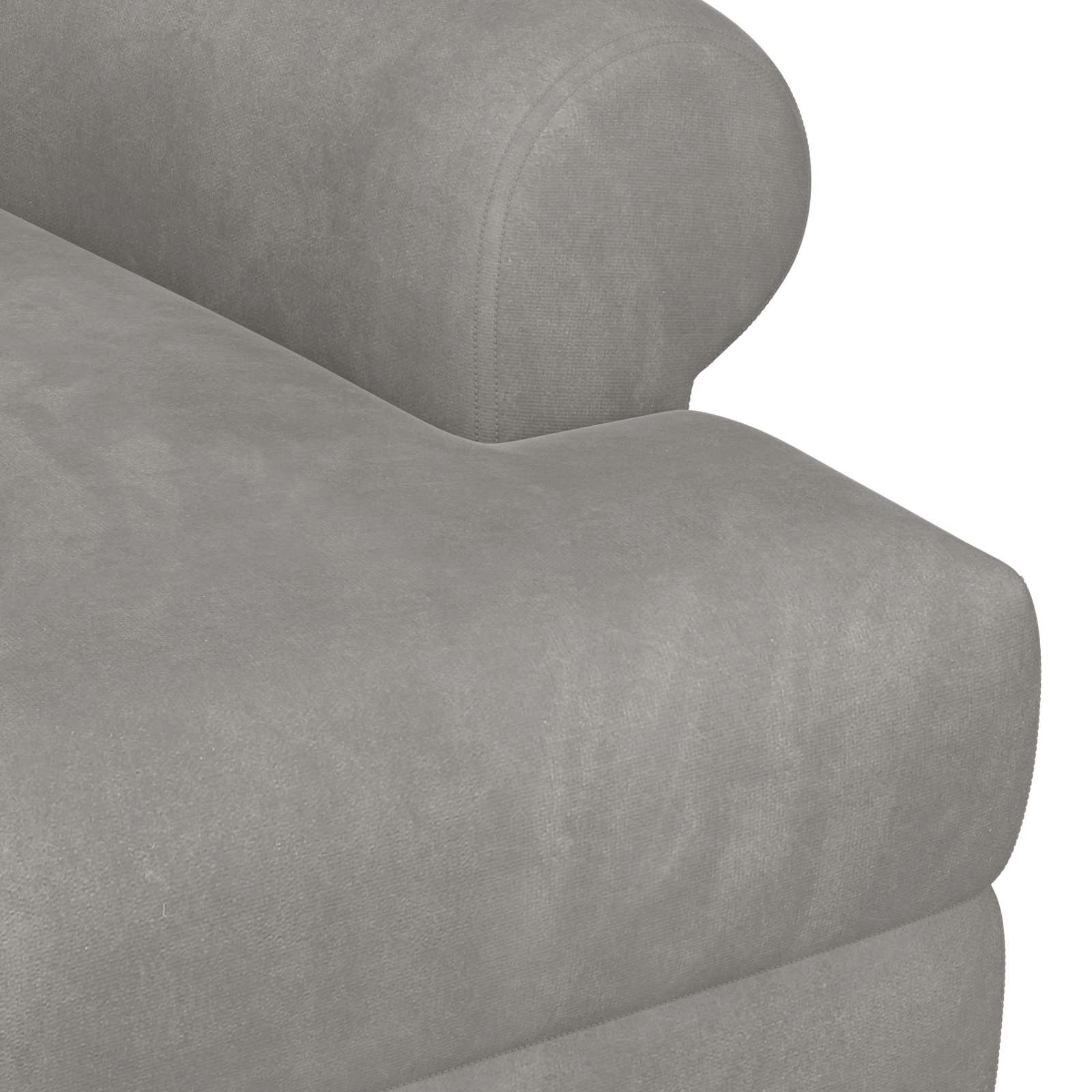 Love seat με κουμπιά Ανοιχτό γκρι 120 x 66 x 78 εκ. Βελούδο - Pakobazaar