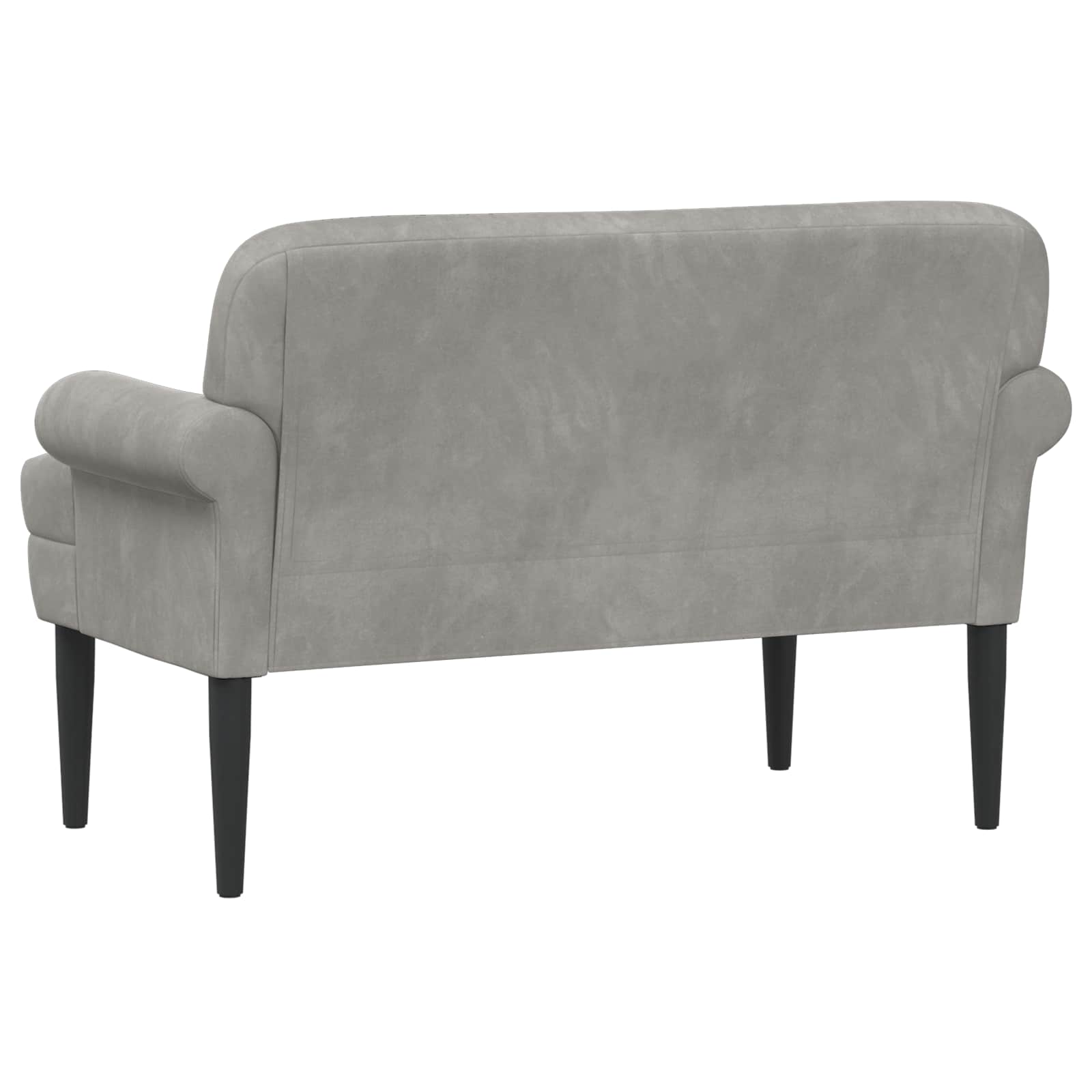 Love seat με κουμπιά Ανοιχτό γκρι 120 x 66 x 78 εκ. Βελούδο - Pakobazaar