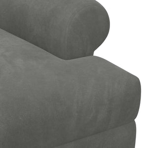 Love seat με κουμπιά Σκούρο Γκρι 120 x 66 x 78 εκ. Βελούδο - Pakobazaar