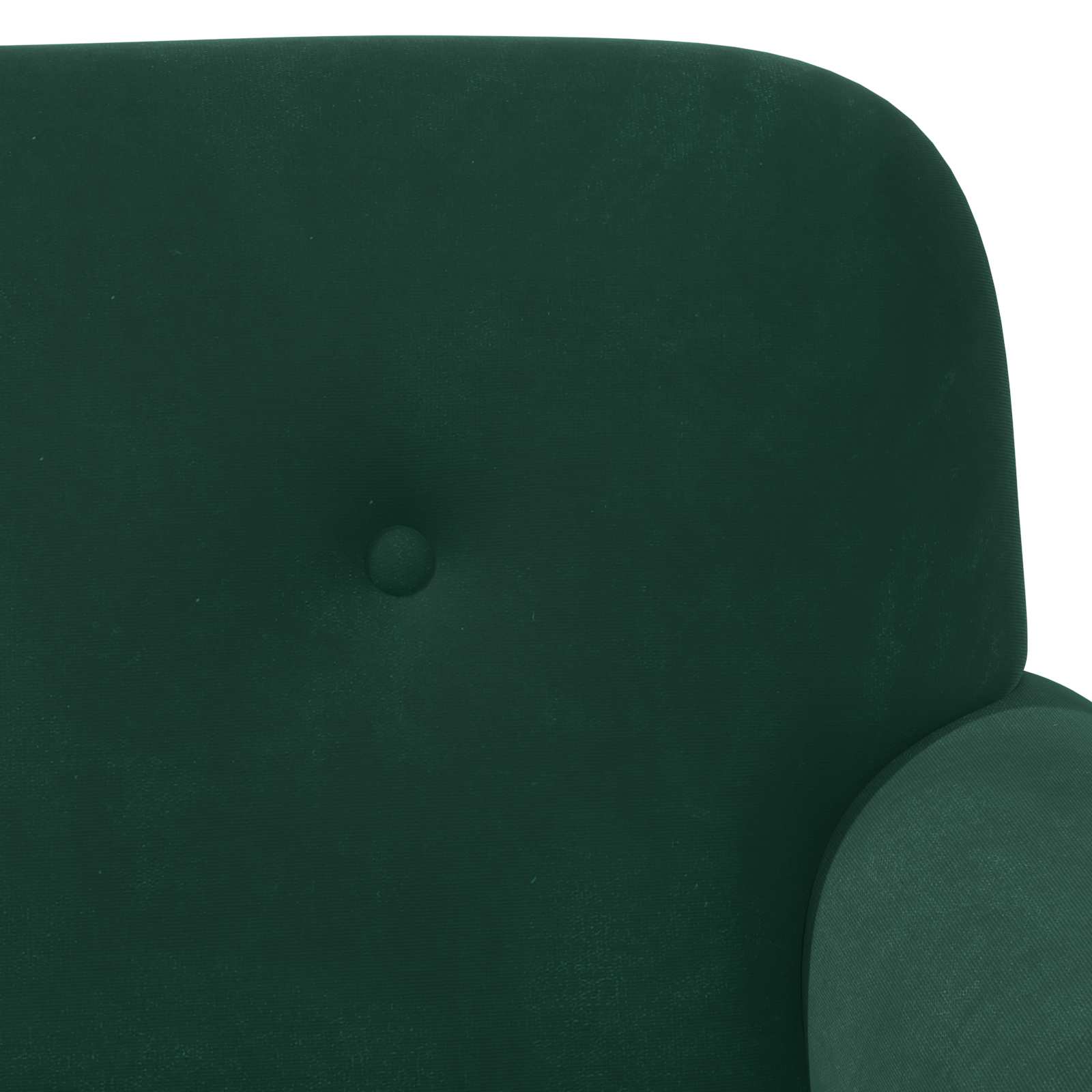 Love seat με κουμπιά Σκούρο Πράσινο 120 x 66 x 78 εκ. Βελούδο - Pakobazaar