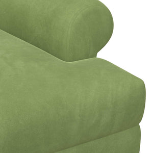 Love seat με κουμπιά Ανοιχτό Πράσινο 120 x 66 x 78 εκ. Βελούδο - Pakobazaar