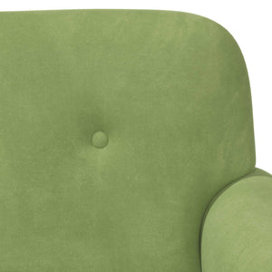 Love seat με κουμπιά Ανοιχτό Πράσινο 120 x 66 x 78 εκ. Βελούδο - Pakobazaar