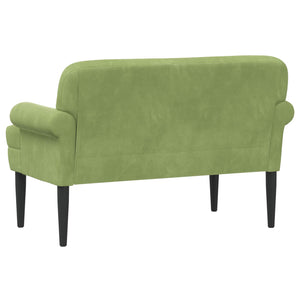 Love seat με κουμπιά Ανοιχτό Πράσινο 120 x 66 x 78 εκ. Βελούδο - Pakobazaar