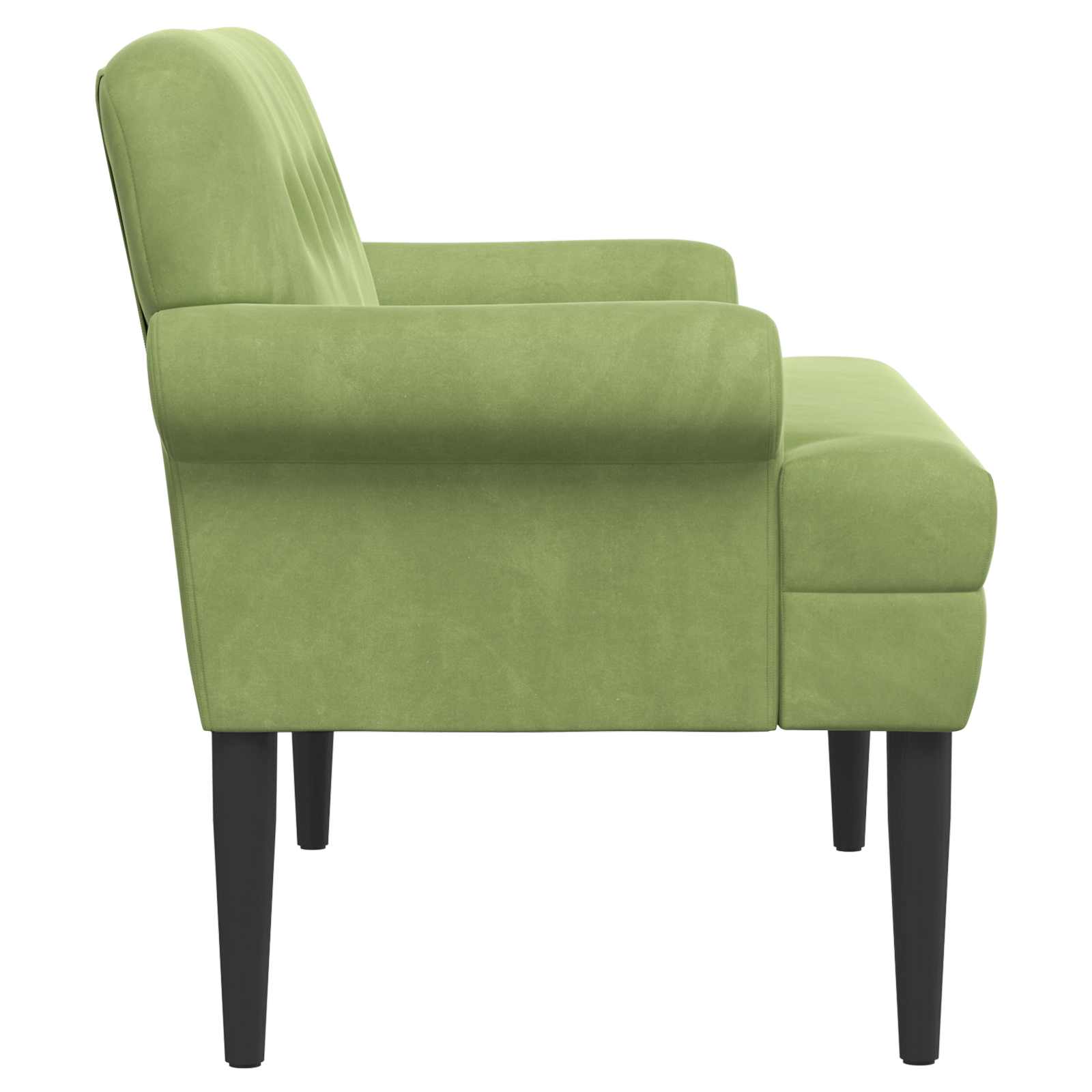 Love seat με κουμπιά Ανοιχτό Πράσινο 120 x 66 x 78 εκ. Βελούδο - Pakobazaar
