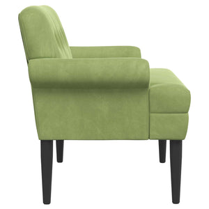 Love seat με κουμπιά Ανοιχτό Πράσινο 120 x 66 x 78 εκ. Βελούδο - Pakobazaar