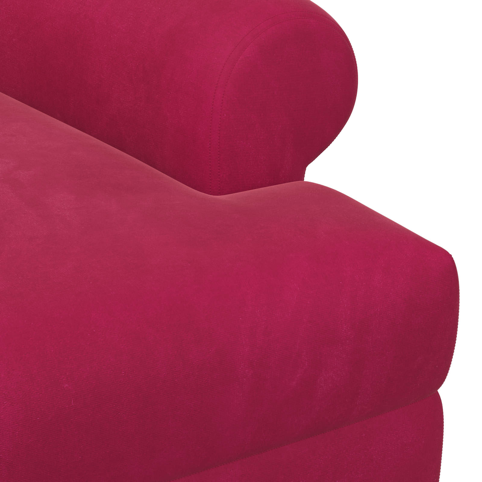 Love seat με κουμπιά Κόκκινο 120 x 66 x 78 εκ. Βελούδο - Pakobazaar