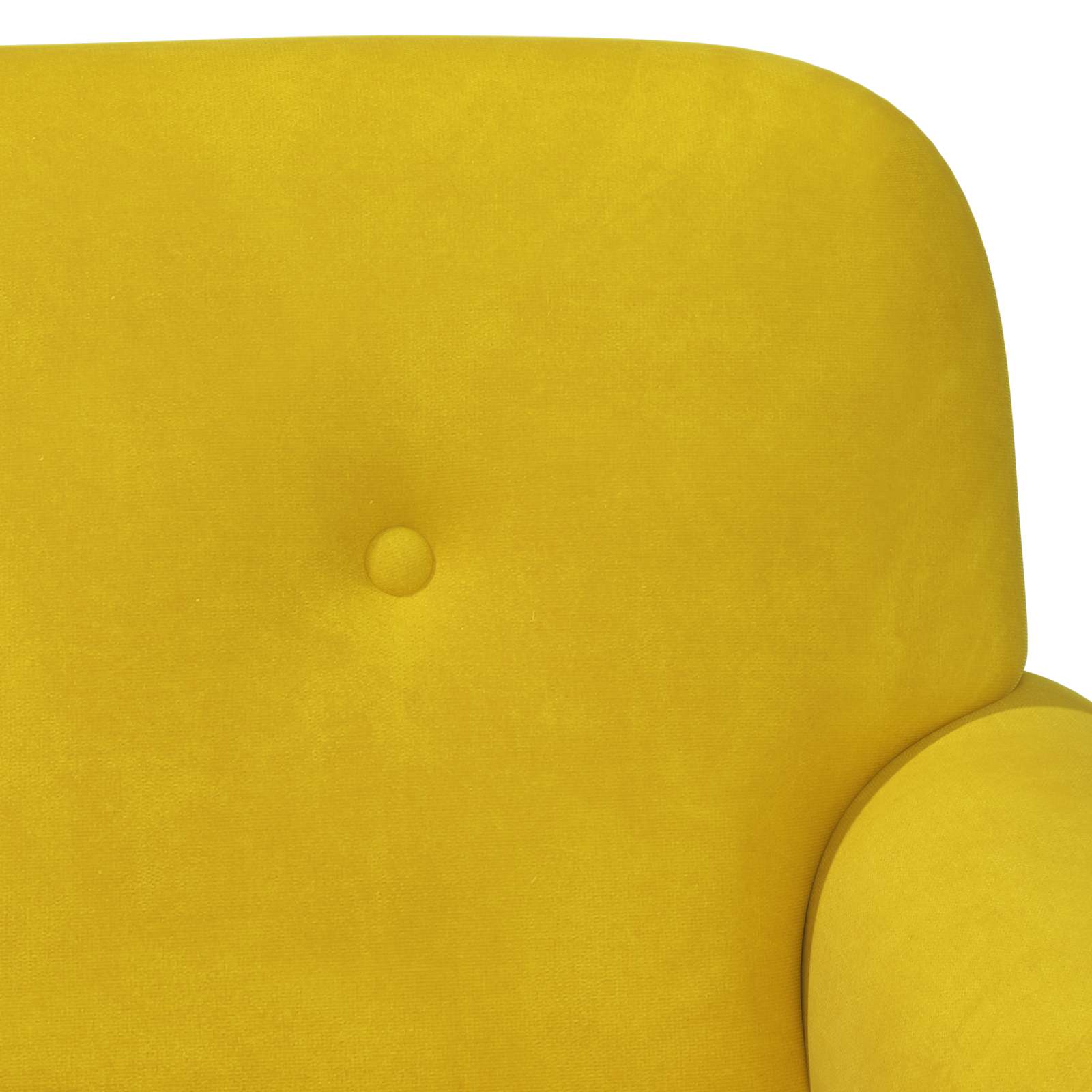 Love seat με κουμπιά Κίτρινο 120 x 66 x 78 εκ. Βελούδο - Pakobazaar
