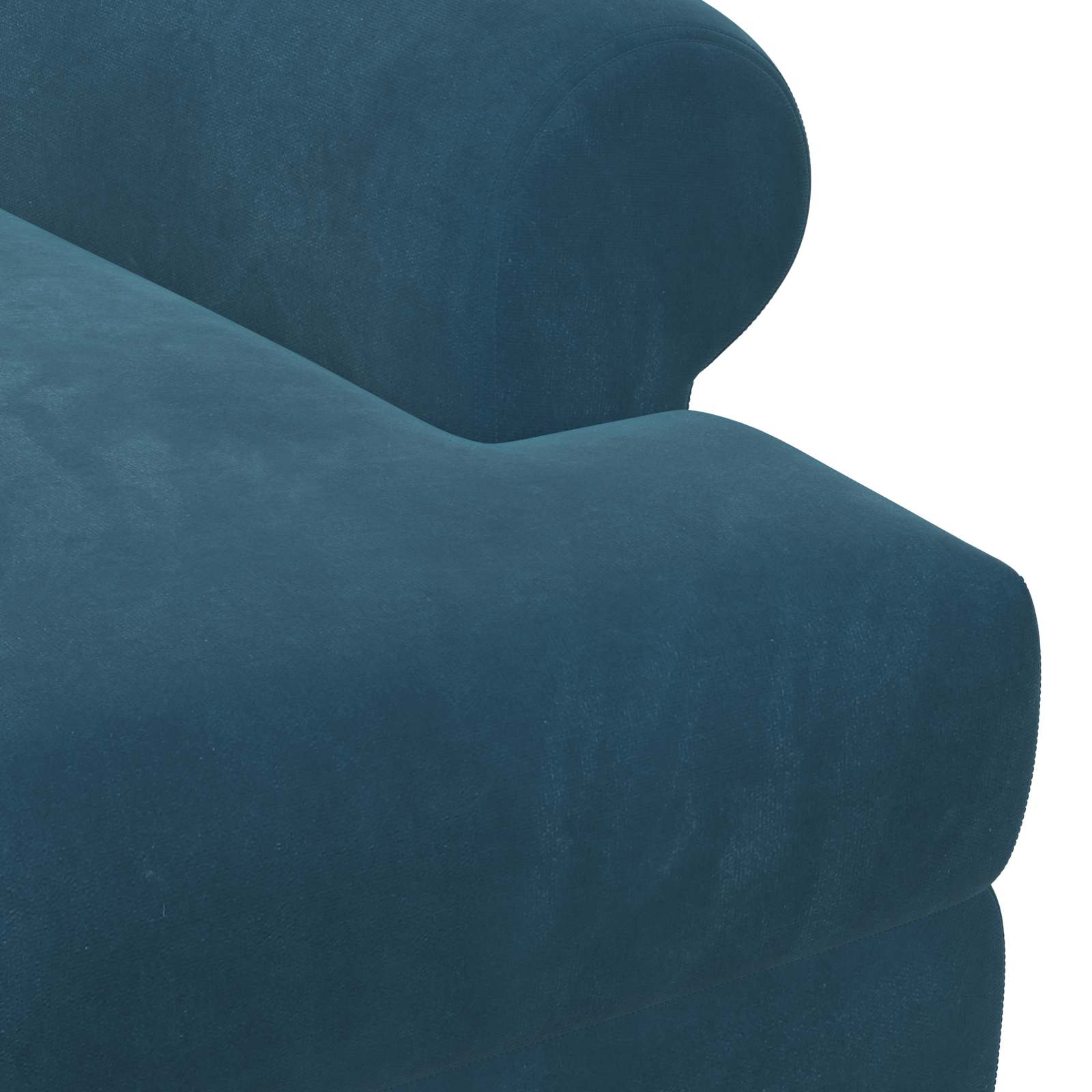 Love seat με κουμπιά Μπλε 120 x 66 x 78 εκ. Βελούδο - Pakobazaar