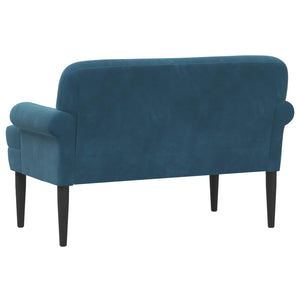Love seat με κουμπιά Μπλε 120 x 66 x 78 εκ. Βελούδο - Pakobazaar