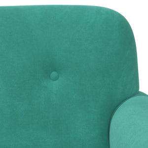 Love seat με κουμπιά Τιρκουάζ 120 x 66 x 78 εκ. Βελούδο - Pakobazaar