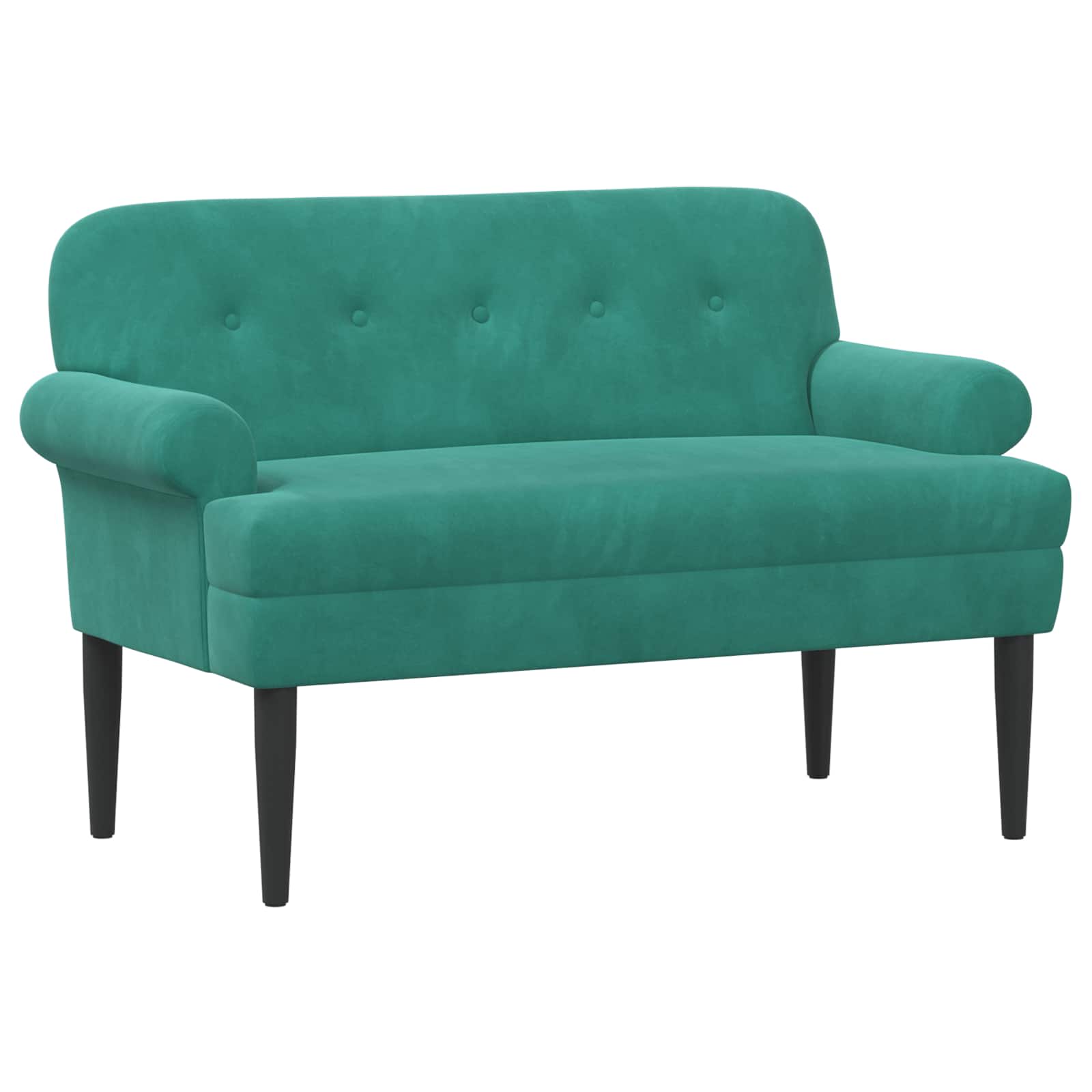 Love seat με κουμπιά Τιρκουάζ 120 x 66 x 78 εκ. Βελούδο - Pakobazaar