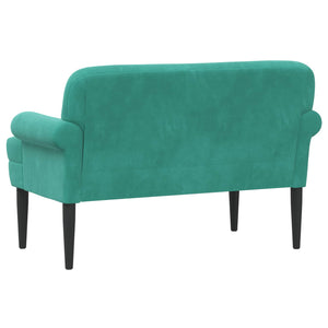 Love seat με κουμπιά Τιρκουάζ 120 x 66 x 78 εκ. Βελούδο - Pakobazaar