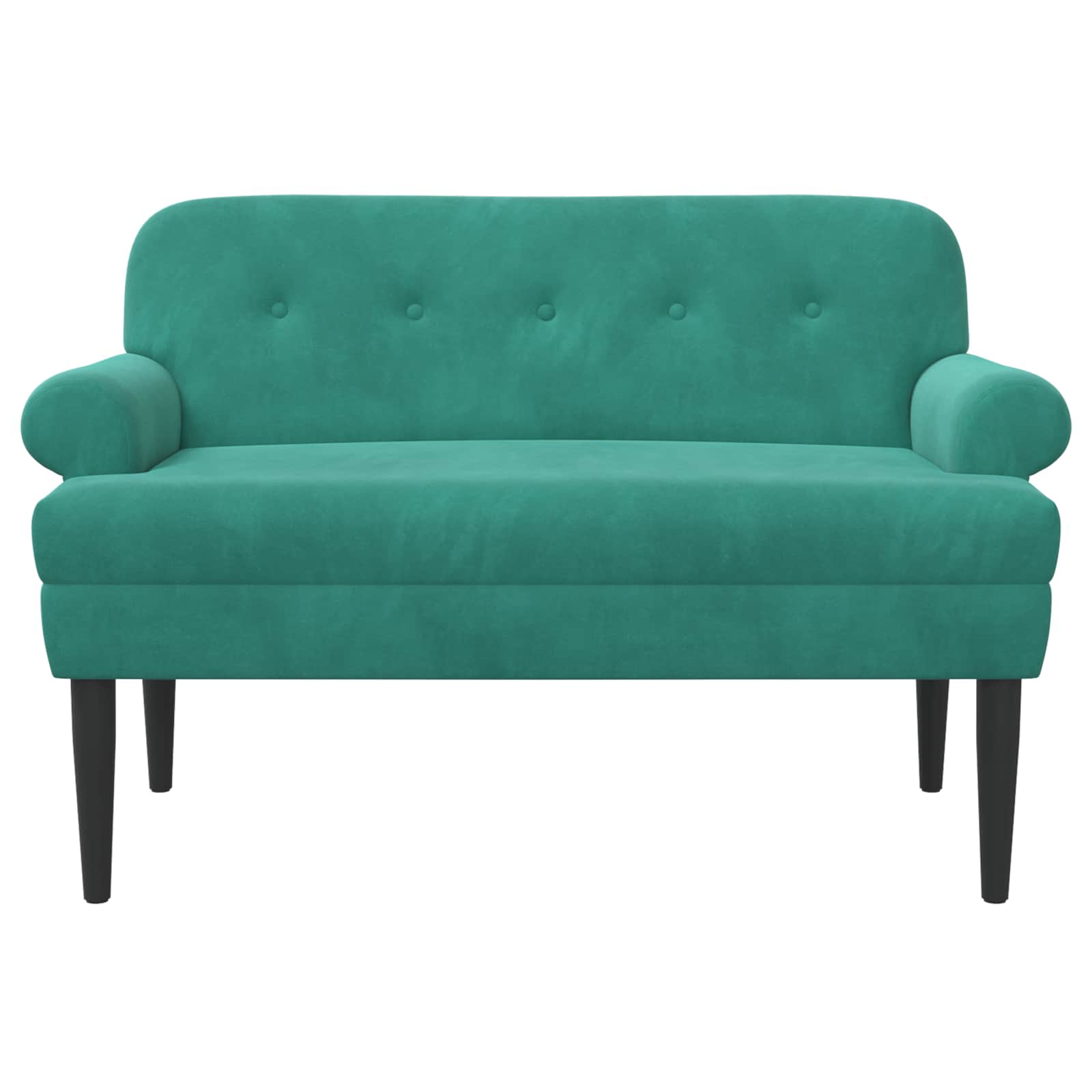 Love seat με κουμπιά Τιρκουάζ 120 x 66 x 78 εκ. Βελούδο - Pakobazaar