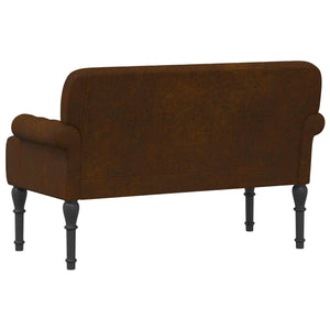 Love seat με κουμπιά Καφέ 120 x 65 x 78 εκ - Pakobazaar
