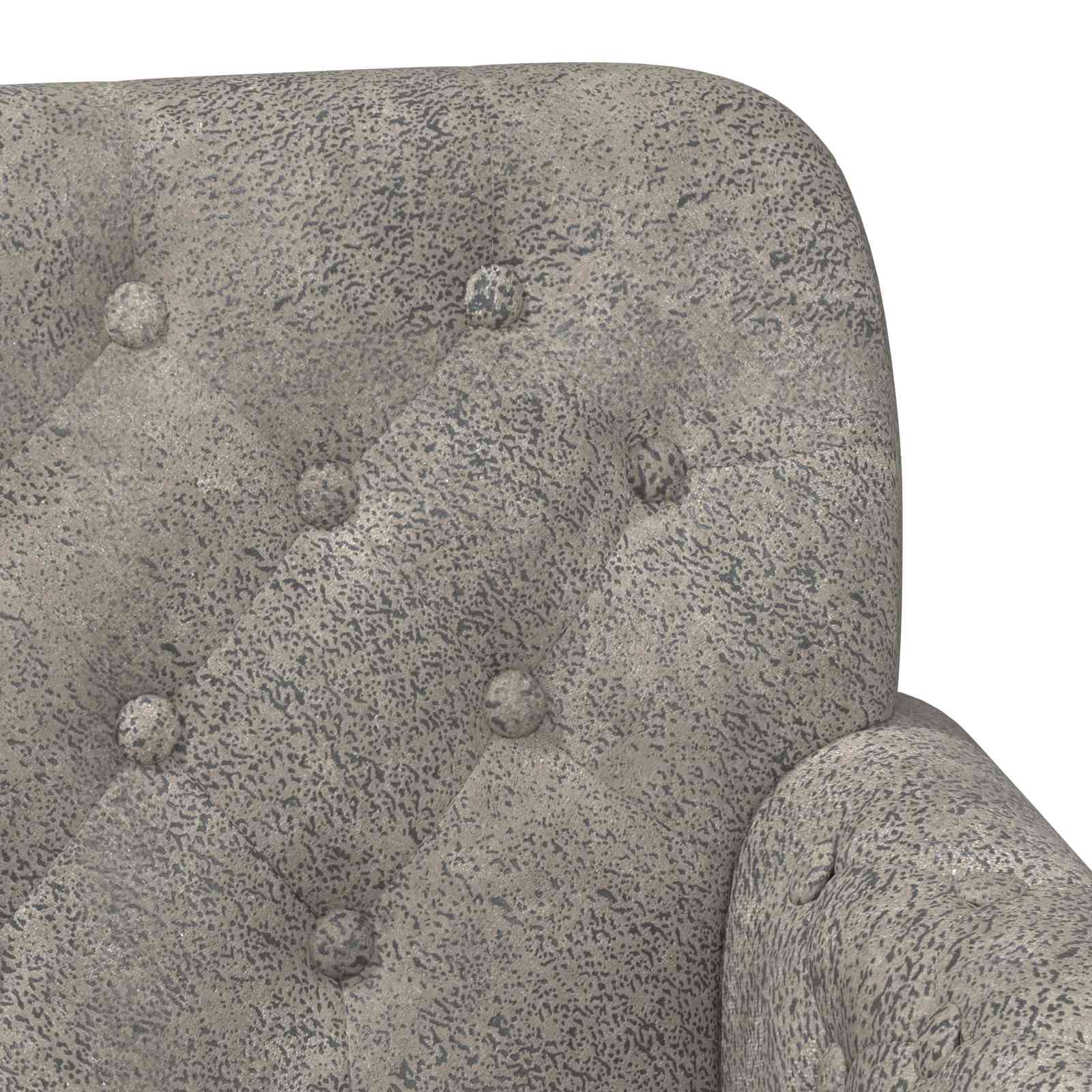 Love seat με κουμπιά Ανοιχτό γκρι 120 x 65 x 78 εκ - Pakobazaar