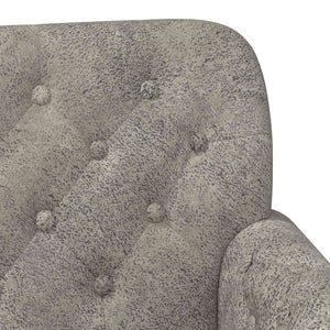 Love seat με κουμπιά Ανοιχτό γκρι 120 x 65 x 78 εκ - Pakobazaar
