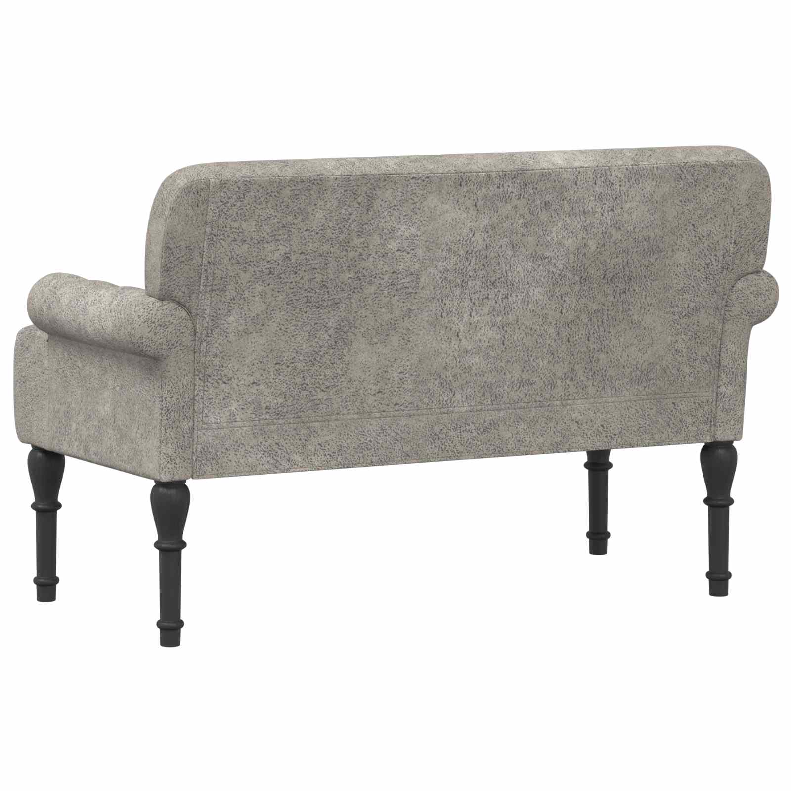 Love seat με κουμπιά Ανοιχτό γκρι 120 x 65 x 78 εκ - Pakobazaar