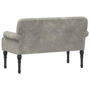 Love seat με κουμπιά Ανοιχτό γκρι 120 x 65 x 78 εκ - Pakobazaar