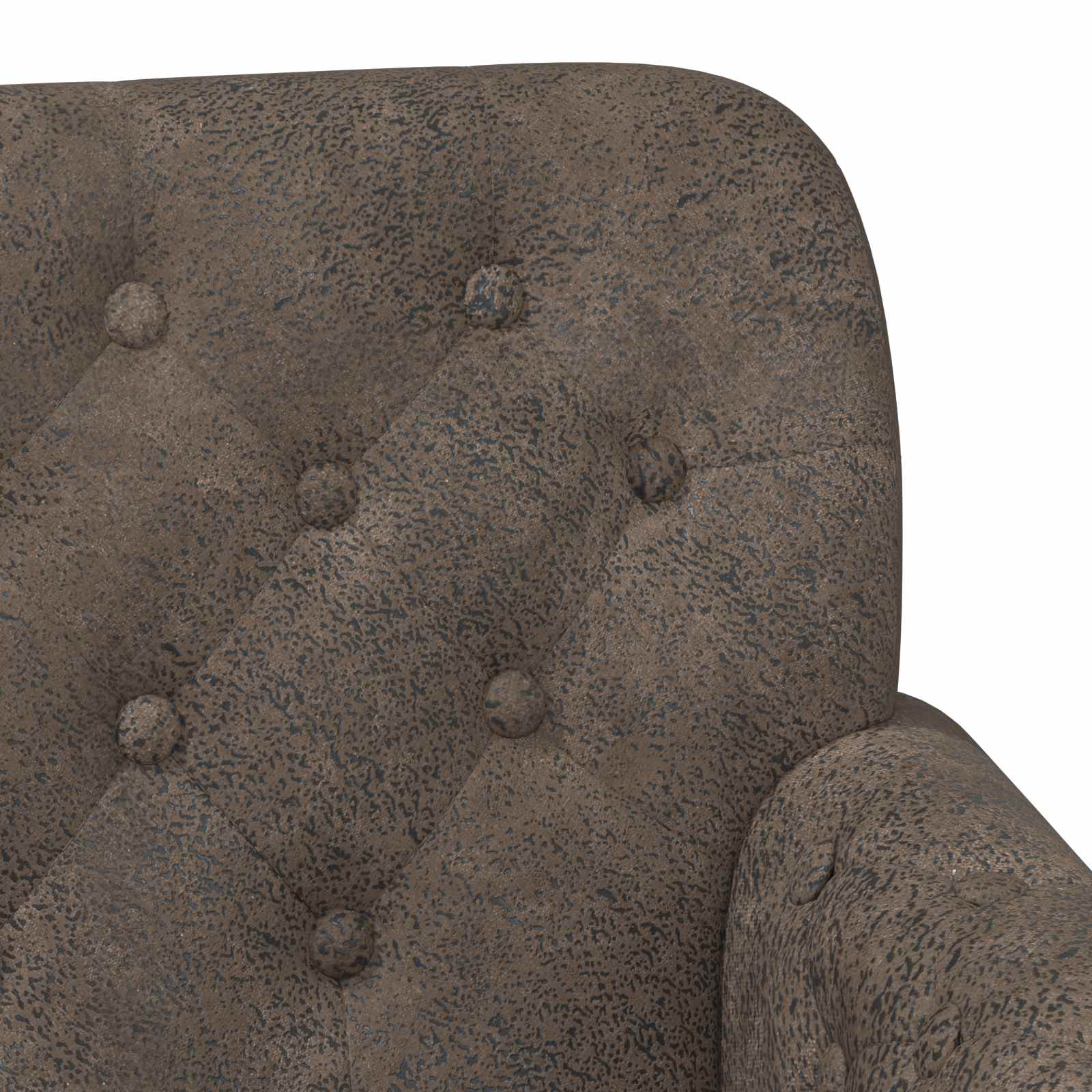 Love seat με κουμπιά Σκούρο Γκρι 120 x 65 x 78 εκ - Pakobazaar