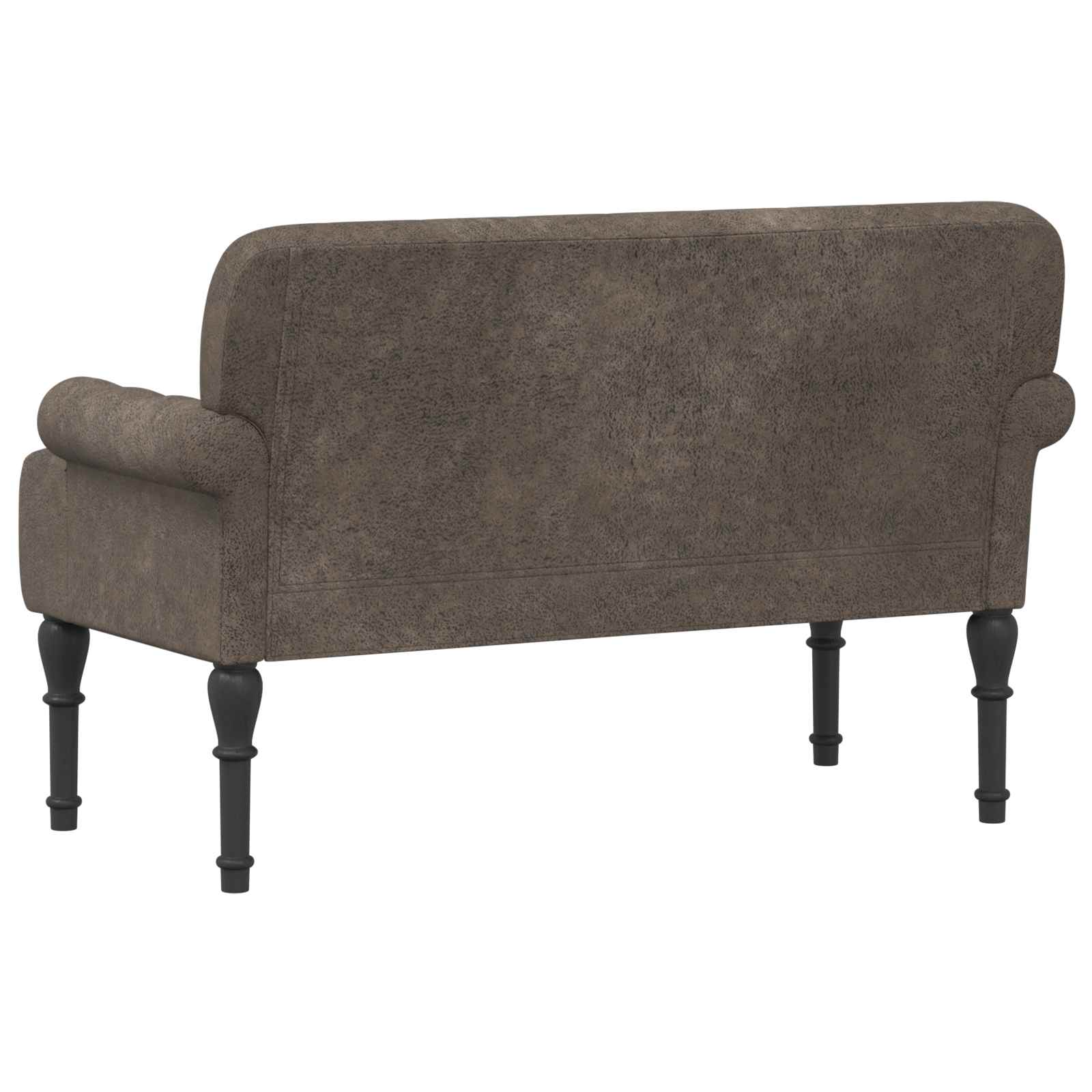 Love seat με κουμπιά Σκούρο Γκρι 120 x 65 x 78 εκ - Pakobazaar