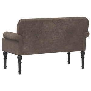 Love seat με κουμπιά Σκούρο Γκρι 120 x 65 x 78 εκ - Pakobazaar