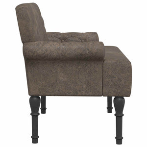Love seat με κουμπιά Σκούρο Γκρι 120 x 65 x 78 εκ - Pakobazaar
