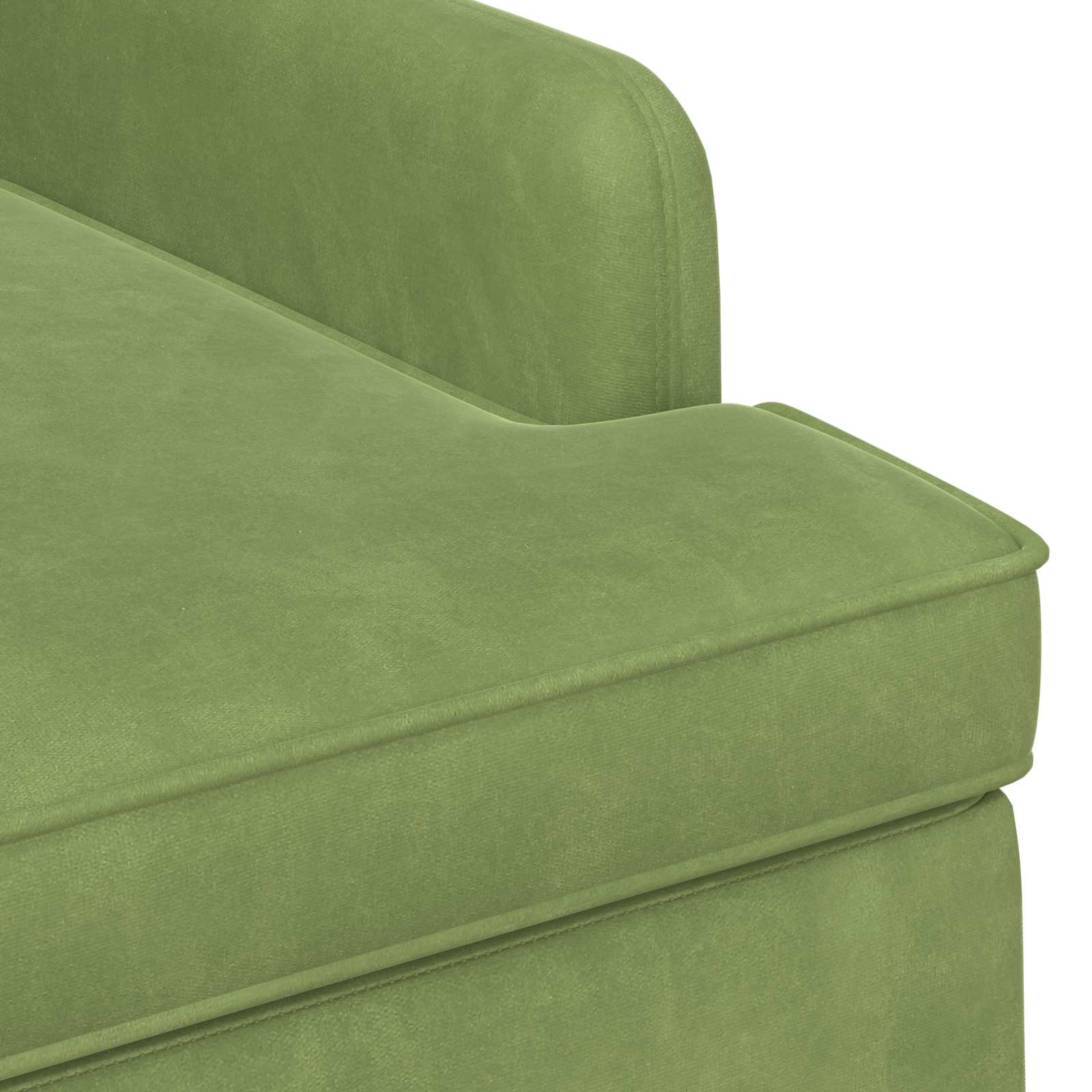 Love seat με κουμπιά Ανοιχτό Πράσινο 111 x 65 x 79 εκ Βελούδο - Pakobazaar