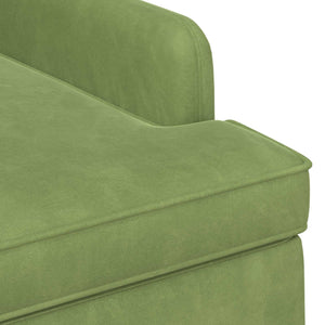 Love seat με κουμπιά Ανοιχτό Πράσινο 111 x 65 x 79 εκ Βελούδο - Pakobazaar