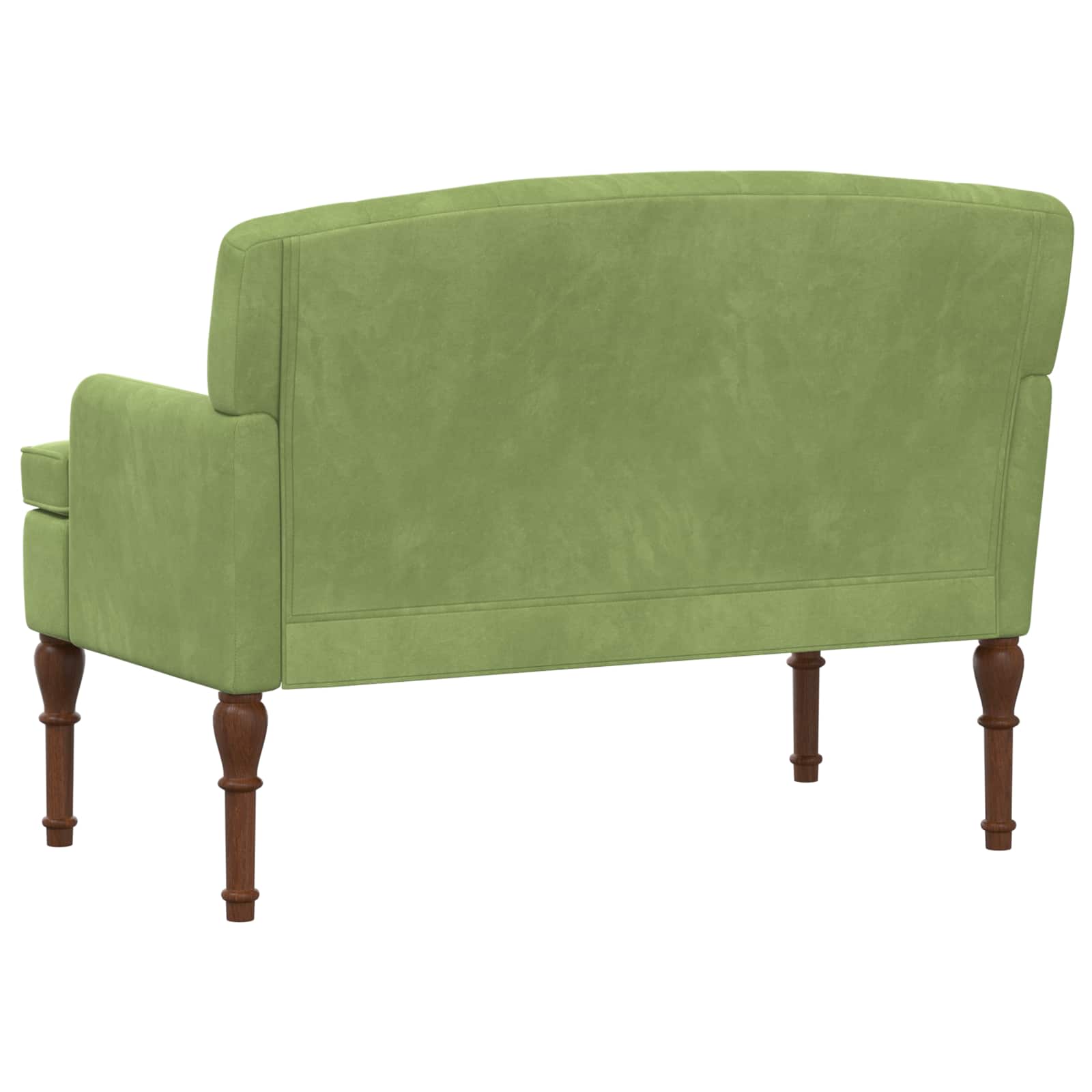 Love seat με κουμπιά Ανοιχτό Πράσινο 111 x 65 x 79 εκ Βελούδο - Pakobazaar