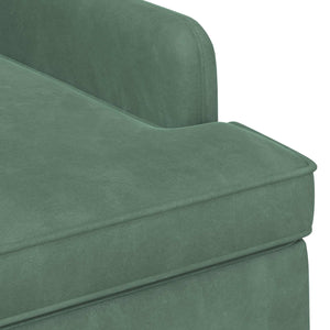 Love seat με κουμπιά Θαλασσί 111 x 65 x 79 εκ Βελούδο - Pakobazaar