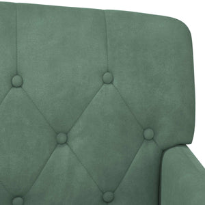 Love seat με κουμπιά Θαλασσί 111 x 65 x 79 εκ Βελούδο - Pakobazaar
